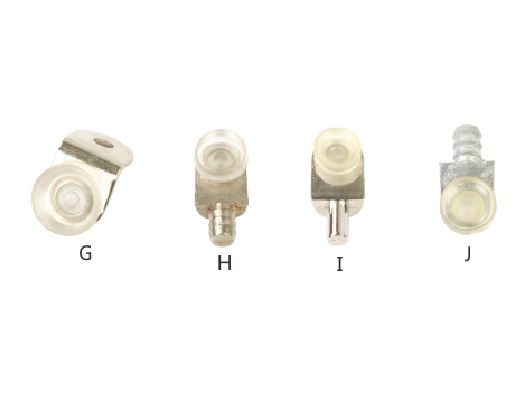 Silver Glass Shelf Holder , Glass Fitting Hardware OEM Customized Diameter