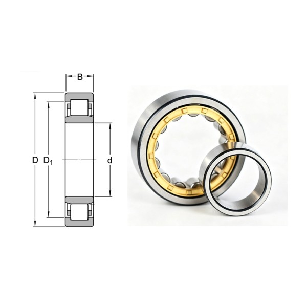 Precious Machined Cylindrical Roller Bearing NU1072EM 32172EH 360*540*82mm CNC Machine Tool Bearing