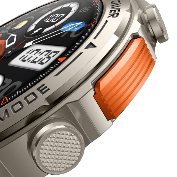 KW300 GPS Sport Smartwatch with AMOLED Display 5ATM Waterproof