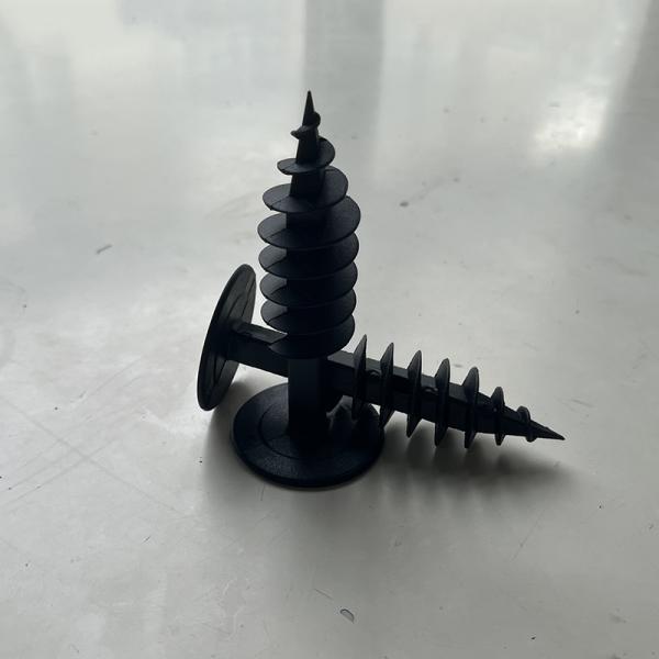 Anclas de aislamiento de paredes de plástico Fijaciones Varilla espiral para la eficiencia energética Resistencia a la corrosión