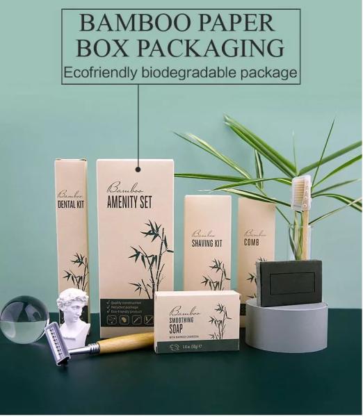 Disposable Eco Friendly Hotel Amenities , Luxury Hotel Toiletries Kit Toothbrush Shower Gel Shampoo