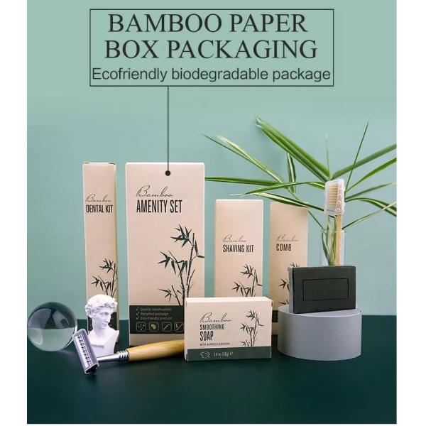 Disposable Eco Friendly Hotel Amenities , Luxury Hotel Toiletries Kit Toothbrush Shower Gel Shampoo