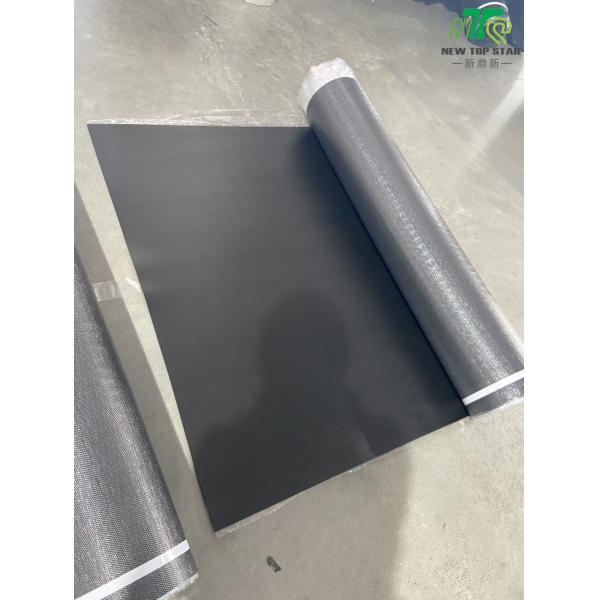 Black PE Film Underfloor Heating Underlay , Engineered Wood Vinyl Floor Underlay