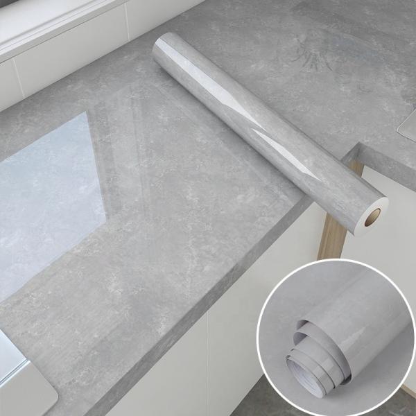 Fonction anti-statique Hôtel intérieur papier peint en PVC pour la décoration de maison de design en marbre