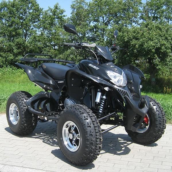 250cc Extra Large Size Four Wheel Atv With Electric Start System Black