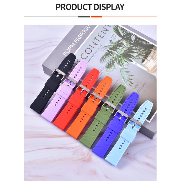 Soft Ribbed Silicone Strap · Customizable Colors | OEM/ODM - China Wholesaler SHX