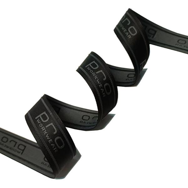 Custom Rubber Non Slip Polyester Jacquard Webbing For Cloth