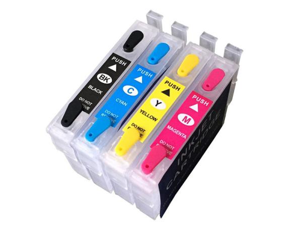 Epson XP - 231 XP - 431 Generic Printer Cartridges Refill With Yellow / Magenta
