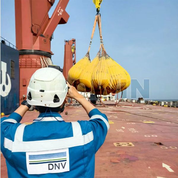 Bolsas de peso llenas de agua para espacios reducidos de 1 a 50 toneladas - Bolsas de agua para pruebas de carga de grúas