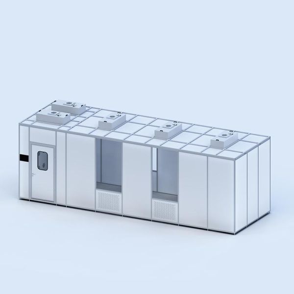 Huuao Professional High Quality Iso 7 8 9 Modular Factory Partition Wall Panel Dust Free Portable Clean Room