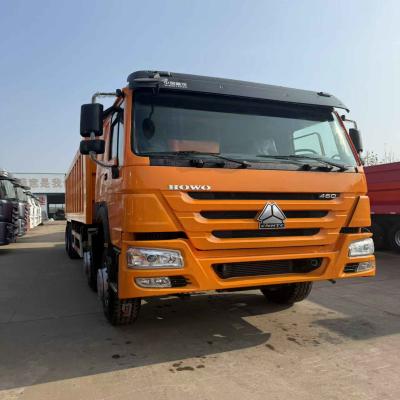 8x4 Diesel Used Dump Truck Tipper New Engine Transmission Tires Howo 460hp
