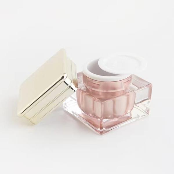 Acrylic Skincare Container Acrylic Cosmetic Cream Lotion Bottle