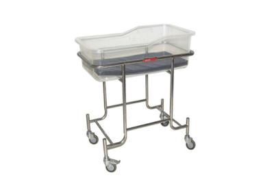 Pediatric Hospital Baby Bed For Infant , Hospital Baby Cot With Four Wheels