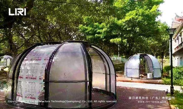 Garden Crystal House Dome Glamping Tent For Resort