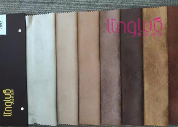 Upholstery Sofa Tech Fabric Dyed Bronzing Purple Suede Fabric