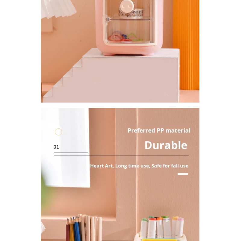 Manufacturer Wholesale Cute Dustproof Creative Pig Cosmetics Stationery Pen Holder Storage Office Desktop Storage Box