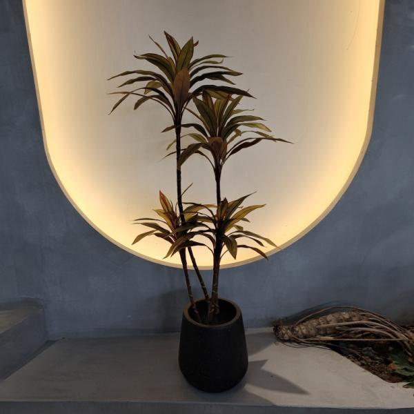 Пластмассовые зеленые искусственные растения на крыше / на открытом воздухе искусственные цветы 140 см