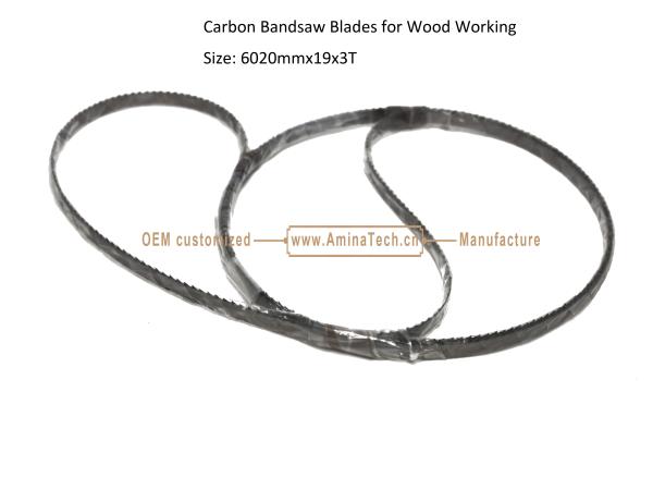 Carbon Bandsaw Blades for Wood Working Size: 6020mmx19x3T,Cutting Wood