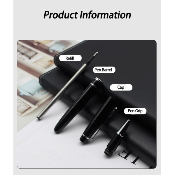 Escuela de oficina bolígrafo de bola de rodillo de metal de 0,5 mm bolígrafo de gel promocional de regalo publicitario