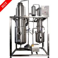 Vácuo 18kw SS304 do álcool etílico do óleo essencial de evaporador de filme de queda