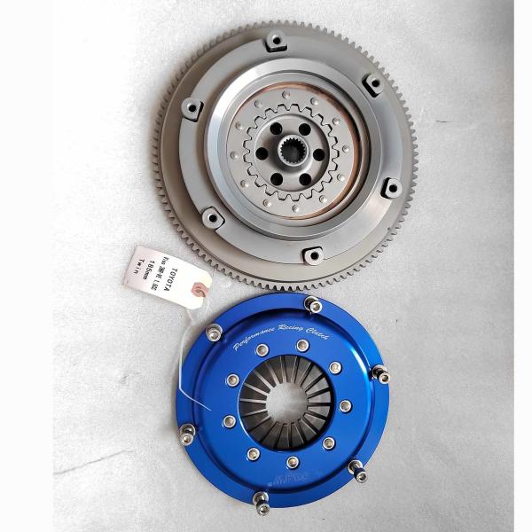 185mm Ceramic Metal Friction Plate Clutch Twin Disc Toyota Vios High Performance For 2NR-VE