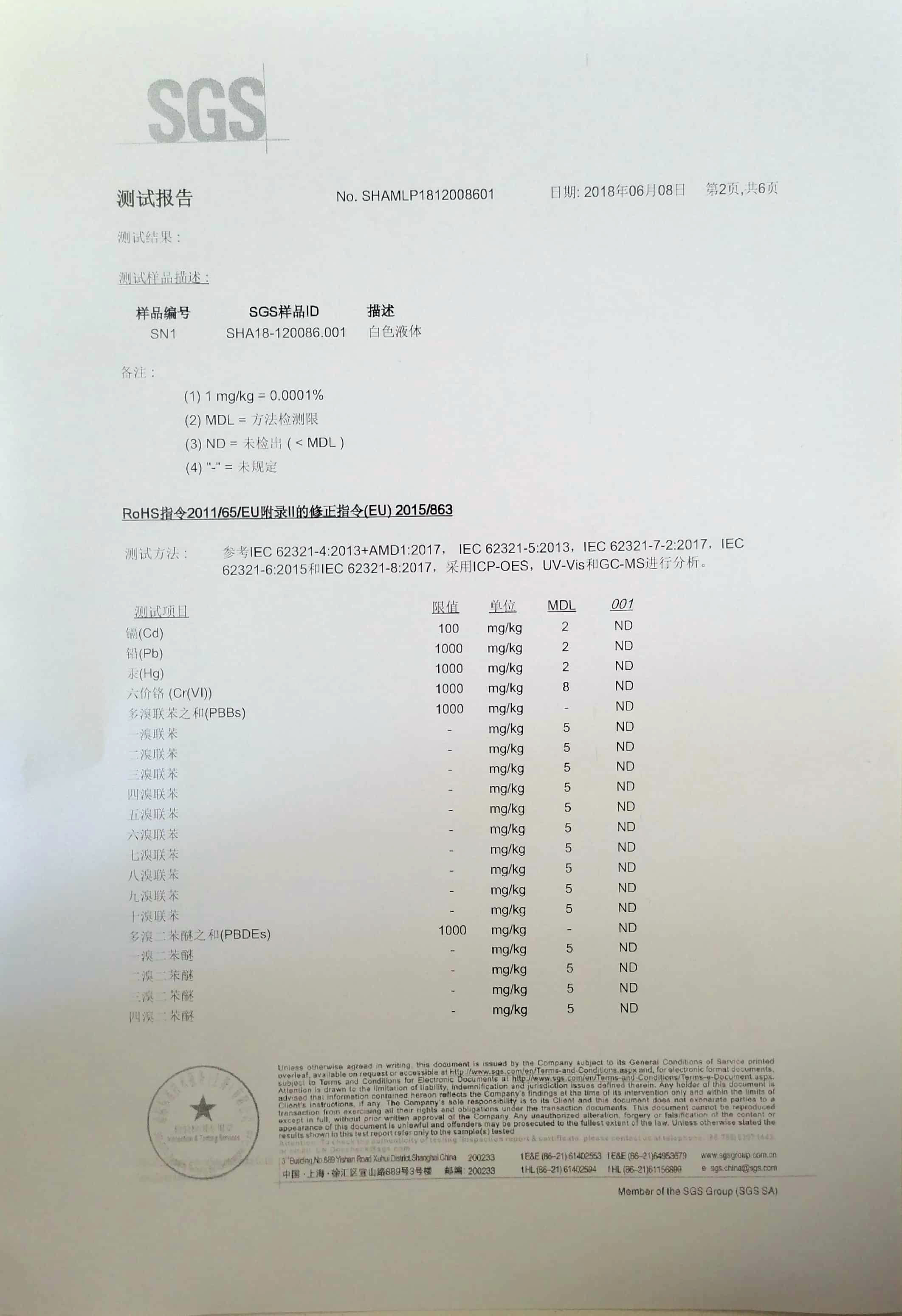 Shanghai Eastern Printing & Packing Co., Ltd. Сертификации