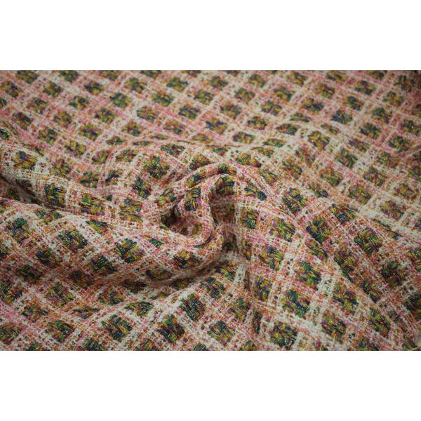 Factory Wholesale Quantity Preferred Woolen Small Fragrance Fashion Sofa Tweed Coat Fabric for Women's Clothing Coat