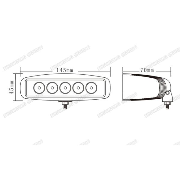 3w High Intensity Epistar LED Automotive Work Light 15W Driving Lights For Trucks 4x4