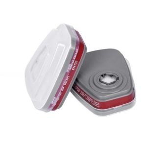 Anti Organic Acid Gas Respirator Cartridge with Bayonet Connection for Easy Twist On and Off