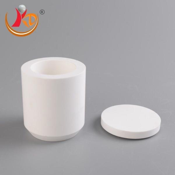 High Purity 95 Zro2 Zirconia Cylindrical Jar / Zirconium Oxide Ball Mill Pot Jar