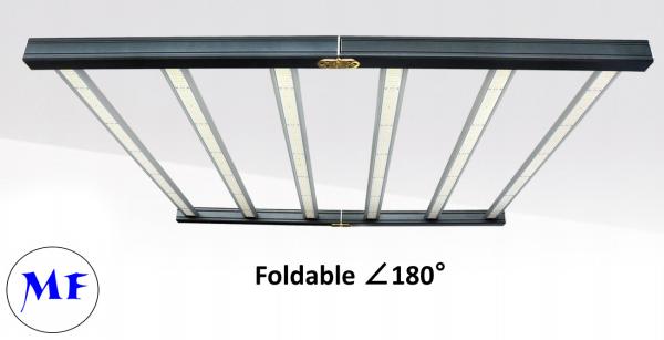Foldable LED Plant Grow Light 5years Warranty IP65 Waterproof 550W Full Spectrum UV IR With Manual Controller