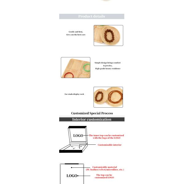 Dispositif à formes multiples Dispositif à bijoux Dispositif à plaques Dispositif à bracelets en bois Dispositif à plateaux