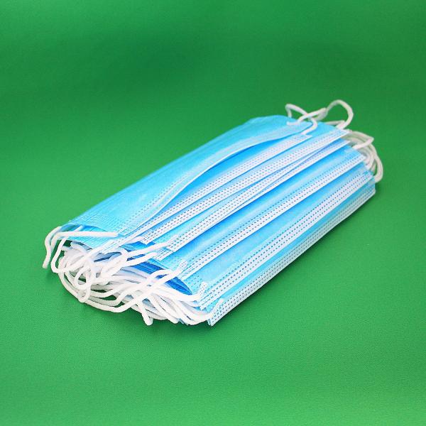 3-layer Protection Disposable Face Mask with Bacterial Filtration Efficiency Over Greater Than 99%