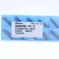 MGMN-G Inserts de rainures de carbure pour alliage d'acier alliage d'acier titane alliage de tour CNC Inserts de coupe pour porteuse de tour MGEHR