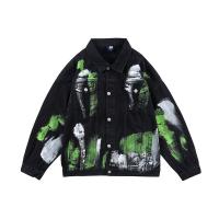 OEM Tide Brand Hand-Painted Splash-Ink Graffiti Coat Men And Women Jacket