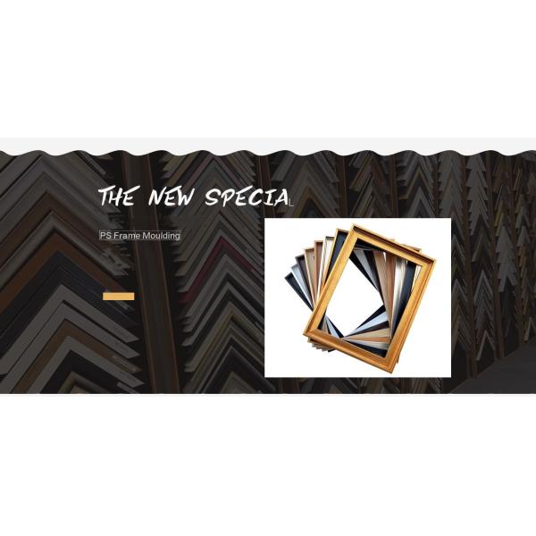 Custom Design PS Frame Moulding Digital Printing picture frames for canvas paintings
