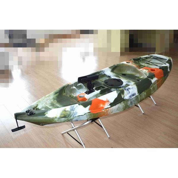 El diseño innovador embroma el tenedor de Rod ajustable pintado Camo militar del barco del niño del kajak plástico