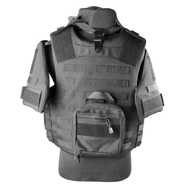 Self Defense NIJ IV Military Tactical Vest Full Body Oxford Impact Cushioning