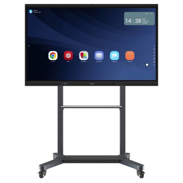 LED Interactive Whiteboard Wall Mount Or Mobile Stand Interactive Touch Screen Monitor Bluetooth HDMI USB Wifi Smart Boards for primary university office meeting