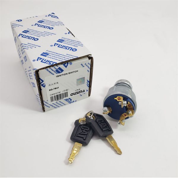 Excavator Ignition Switch 9G-7641 With Keys Fits For 924F 926 926E 928F 936F Starter Switch