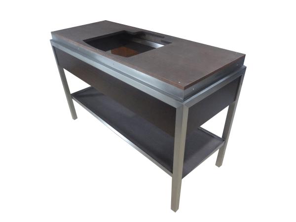 American star hotel Custom made polished stainless steel bathroom vanity base,bathroom cabinet for hotel