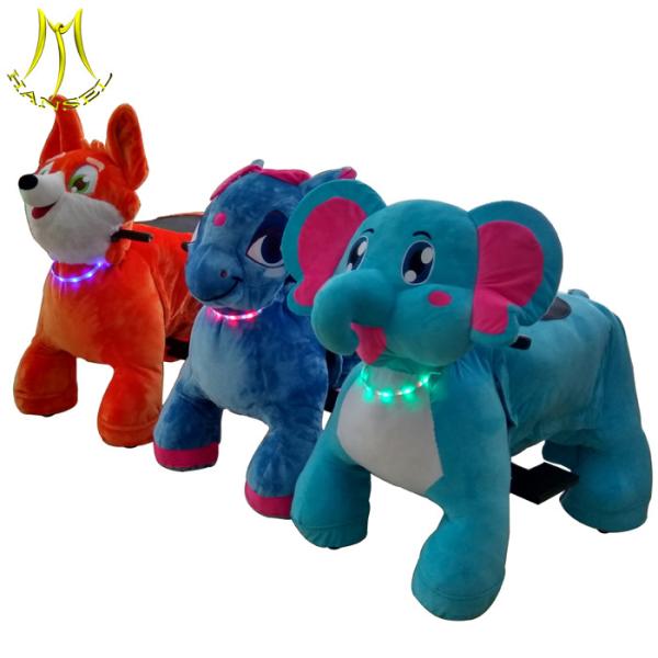 Hansel adult ride on toys and motorized animals moving horse toys with coin operated kids toys for sale