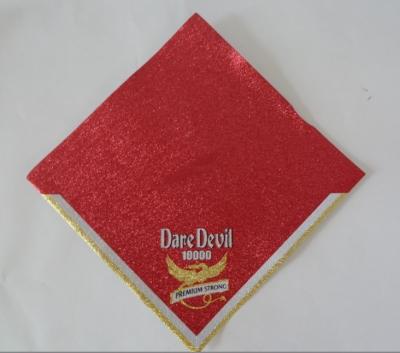 Custom aluminum foil beer neck label,aluminum foil bottle label Printed aluminium foil beer neck label  Professional man
