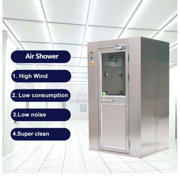 Sala de chuveiro de ar inteligente 1500W Sala limpa Chuveiro de ar personalizado para laboratório