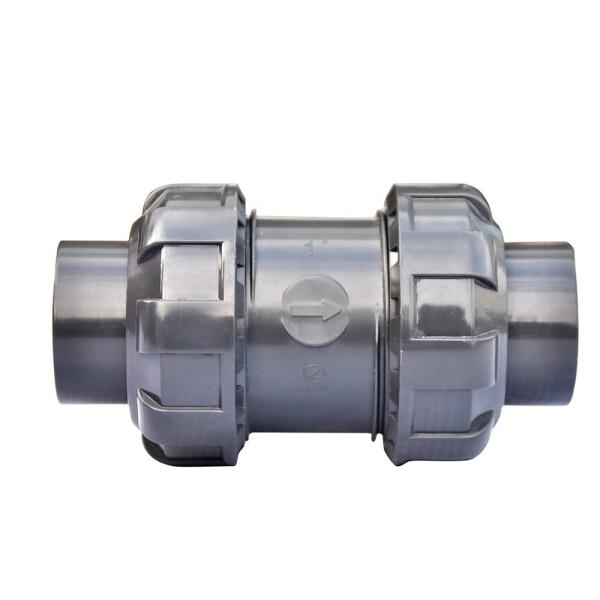 4 PVC Non Return Swing Check Valve STANDARD Length and PP Ball for Sump Pump Application