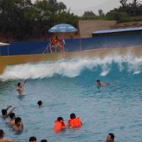 Artificial Grande Tsunami Oceano Piscina de Ondas de Água com Parque de Ondas Vazio 3 metros de altura