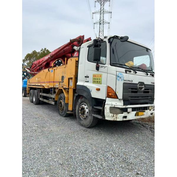 Putzmeister 49 Meters Concrete Pump Truck Second Hand Pump 49M with Hino Truck Pumps 2012