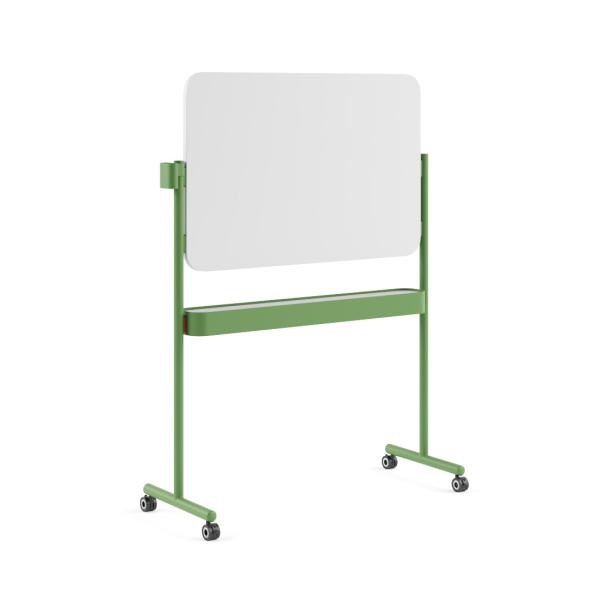 Flex Magnetic Mobile Whiteboard Modern Rolling Double Sided For Training Rooms Offices