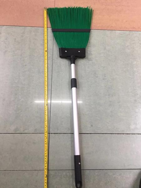 Vassoura do pátio do jardim para o alumínio do saneamento e da limpeza telescópico para a lavagem exterior do assoalho