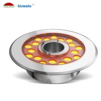 600LM 18W DMX512 Rgb llevó prenda impermeable de la lámpara DC24V de la fuente
